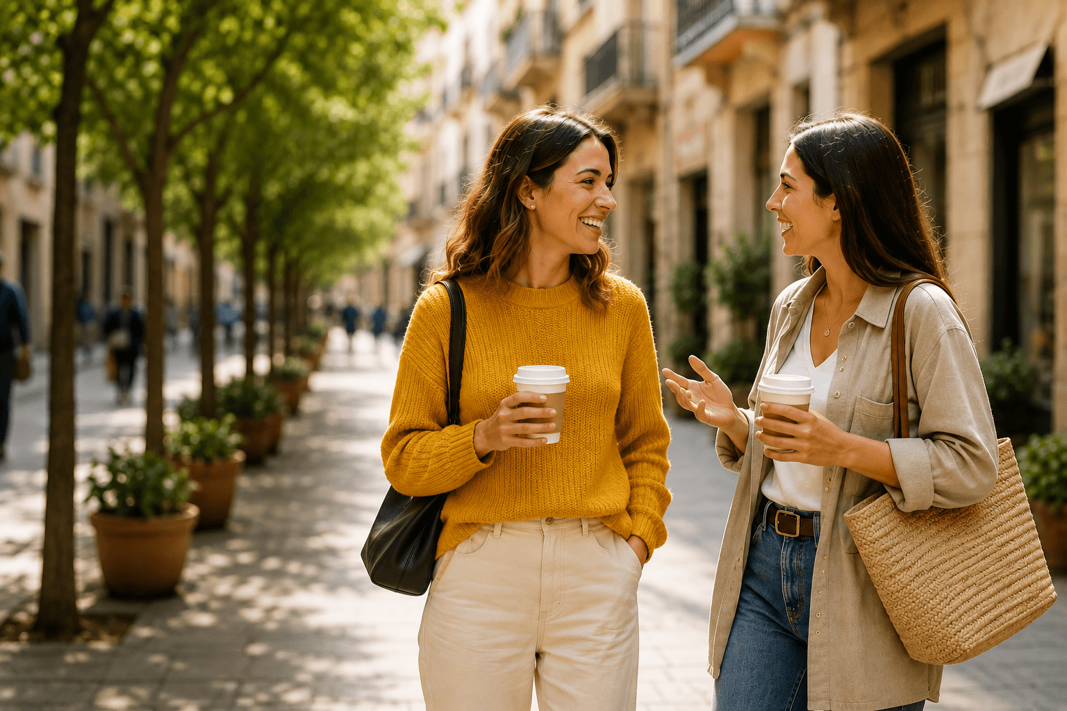 Personas buscando vivienda en la ciudad
